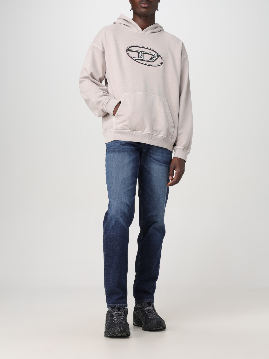 DIESEL SWEATSHIRT: Sweatshirt men Diesel, Mastic - Img 2