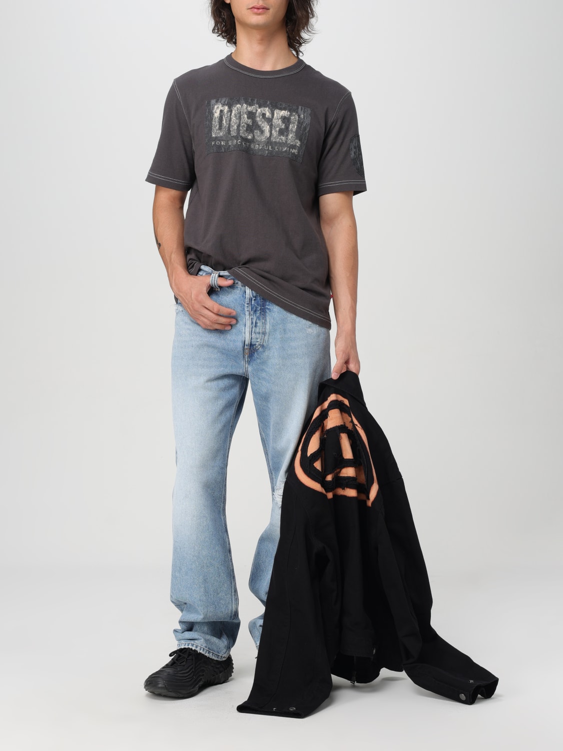 DIESEL JEANS: Jeans men Diesel, Stone Washed - Img 2