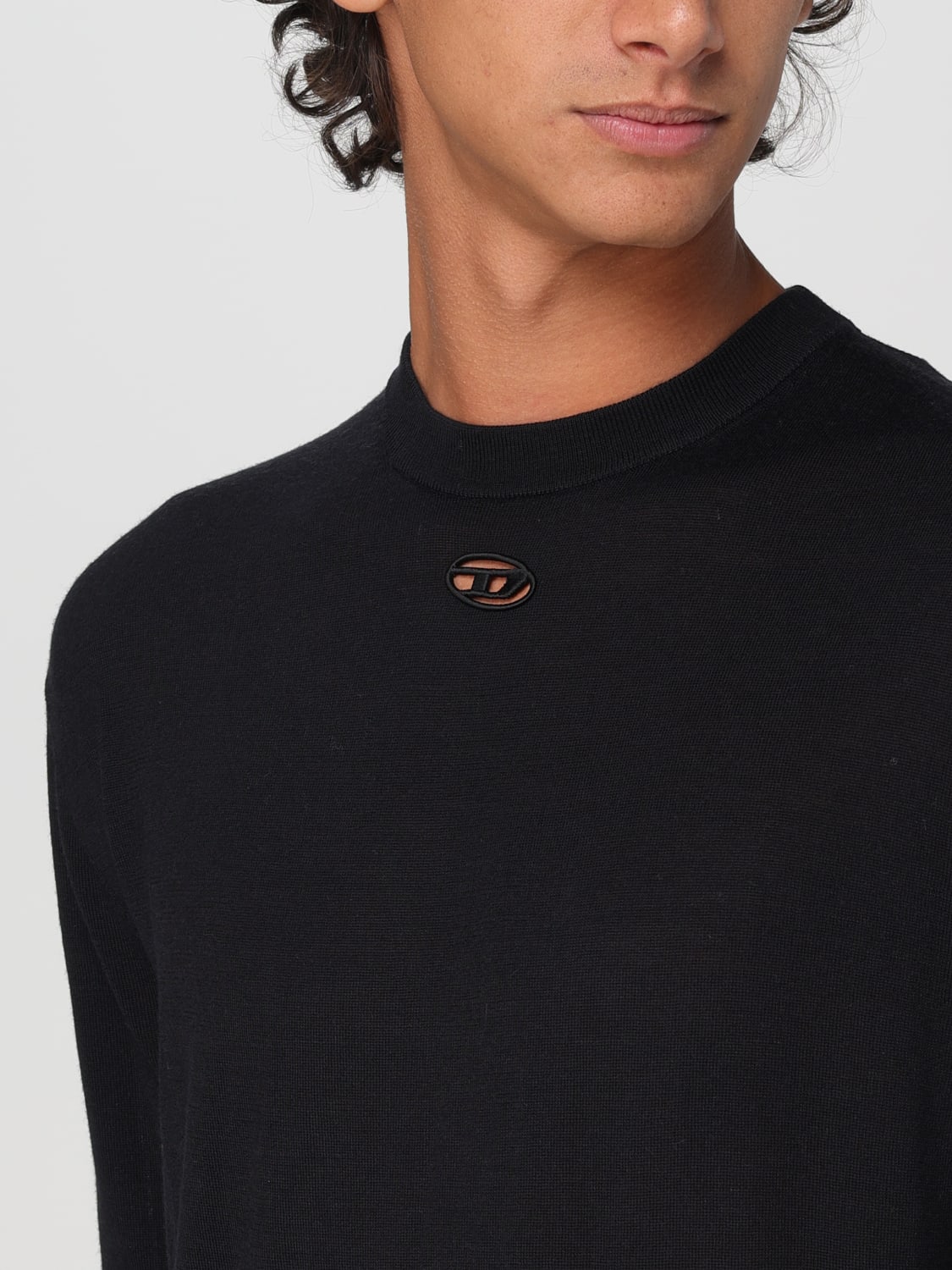 DIESEL SWEATER: Sweater men Diesel, Black - Img 3