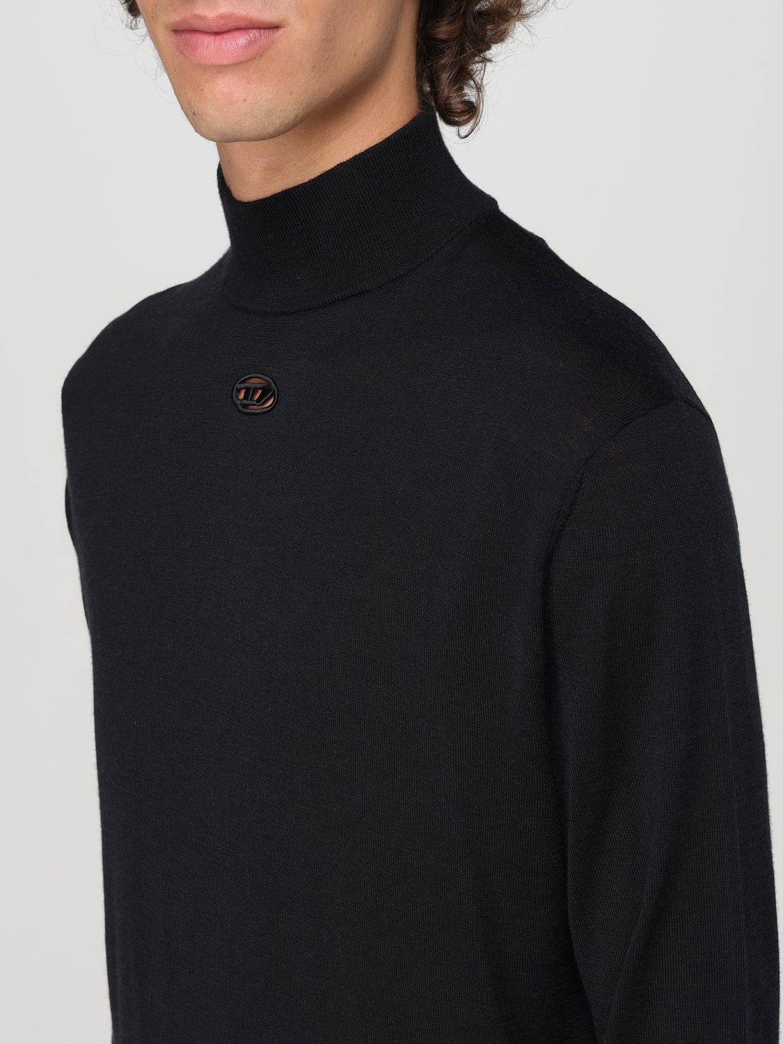 DIESEL SWEATER: Sweater men Diesel, Black - Img 3