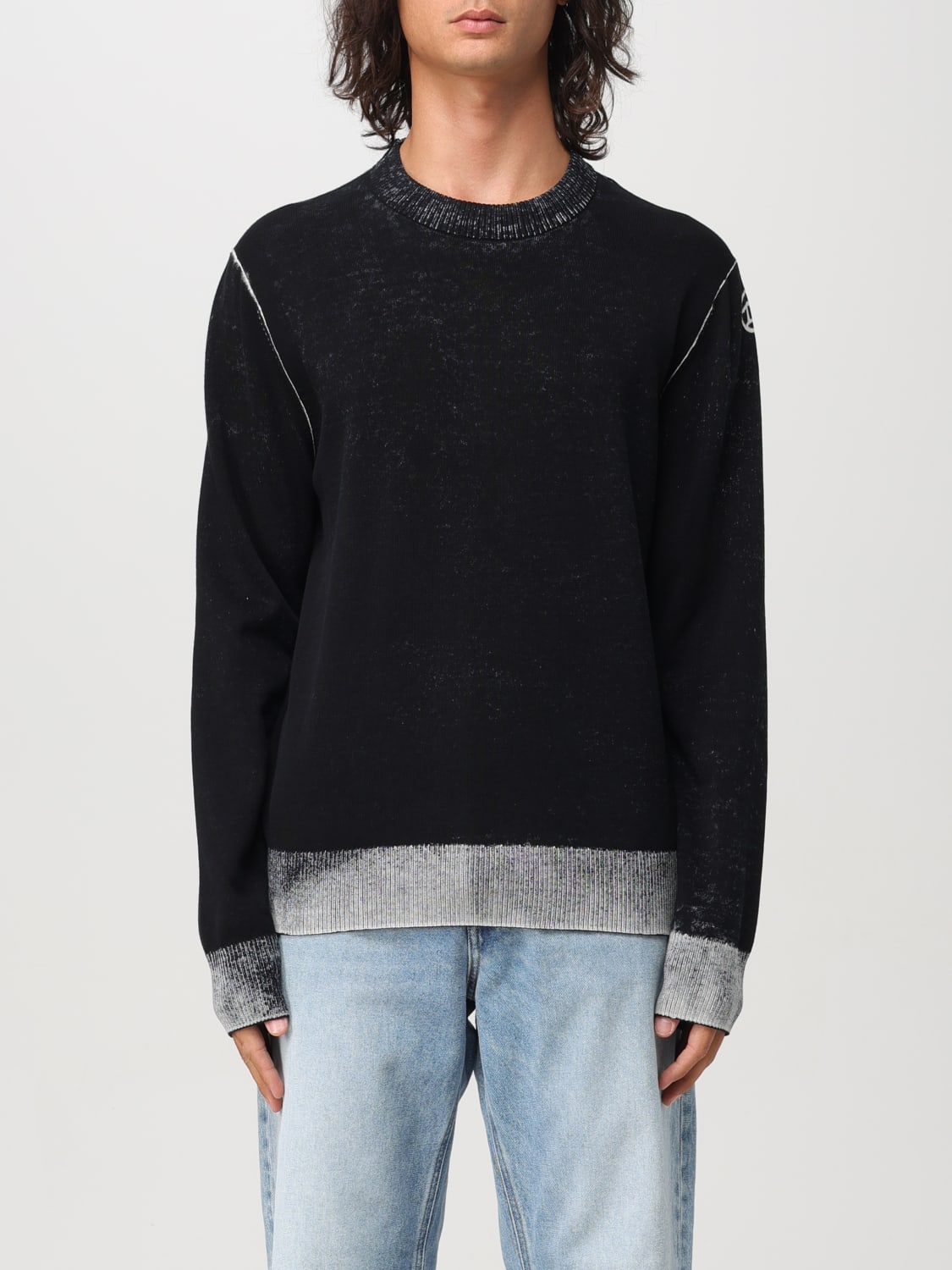 DIESEL SWEATER: Sweater men Diesel, Black - Img 1