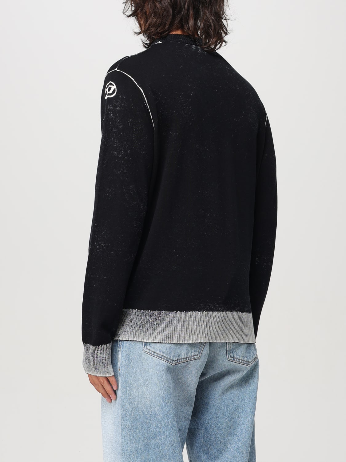 DIESEL SWEATER: Sweater men Diesel, Black - Img 3