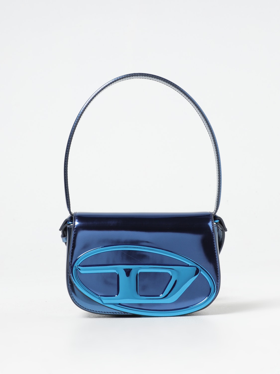 DIESEL MINI BAG: Shoulder bag woman Diesel, Blue - Img 1