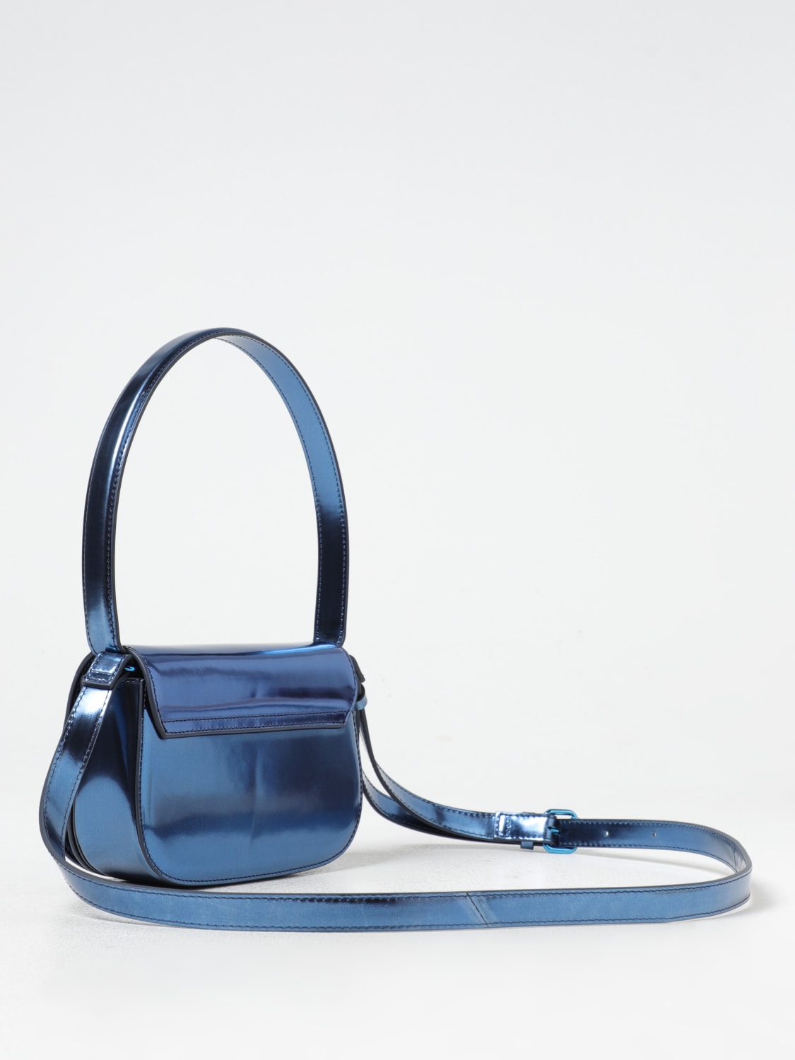 DIESEL MINI BAG: Shoulder bag woman Diesel, Blue - Img 2