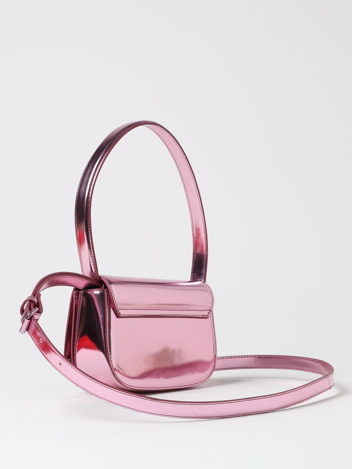 DIESEL MINI BAG: Shoulder bag woman Diesel, Pink - Img 3