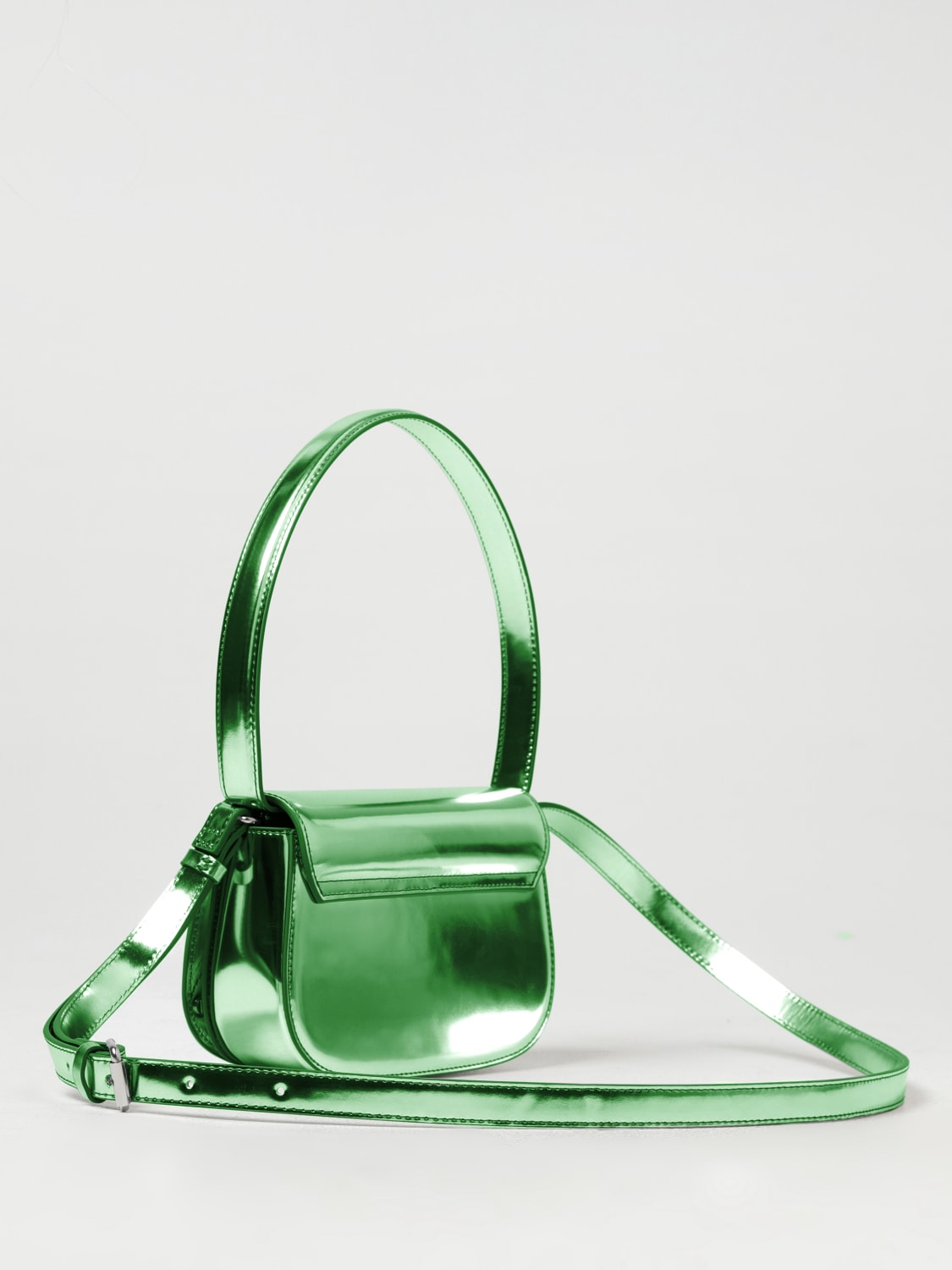 DIESEL MINI BAG: Shoulder bag woman Diesel, Green - Img 2