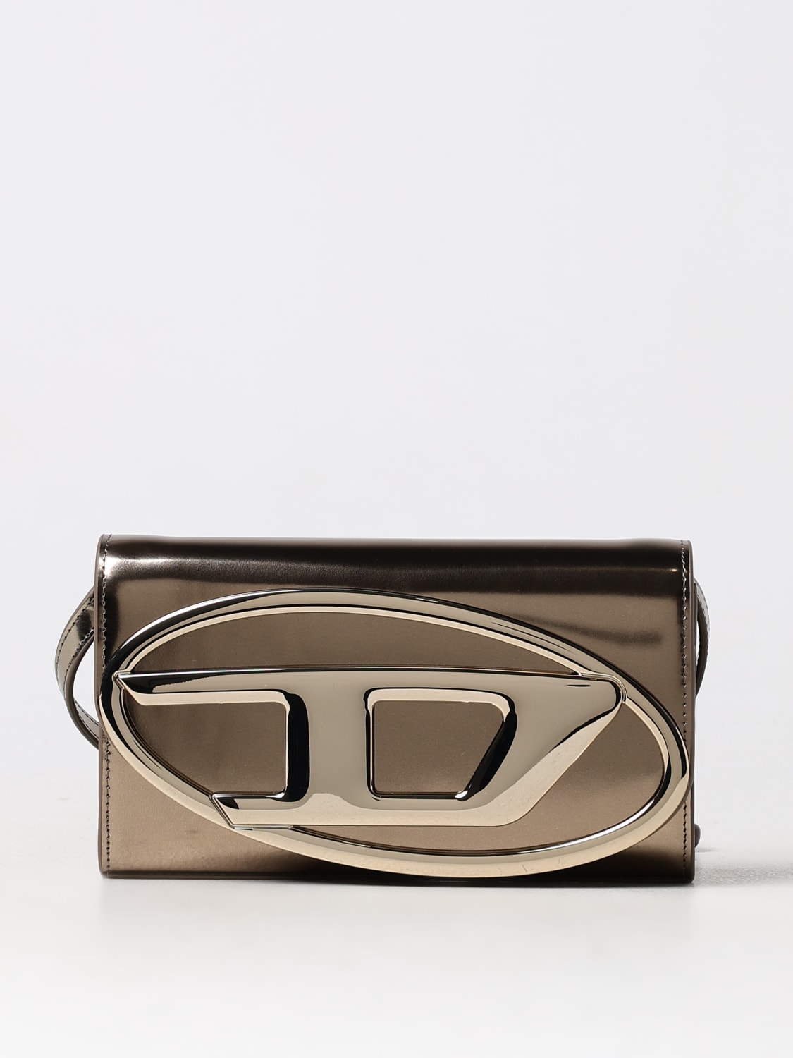 DIESEL MINI BAG: Shoulder bag woman Diesel, Bronze - Img 1