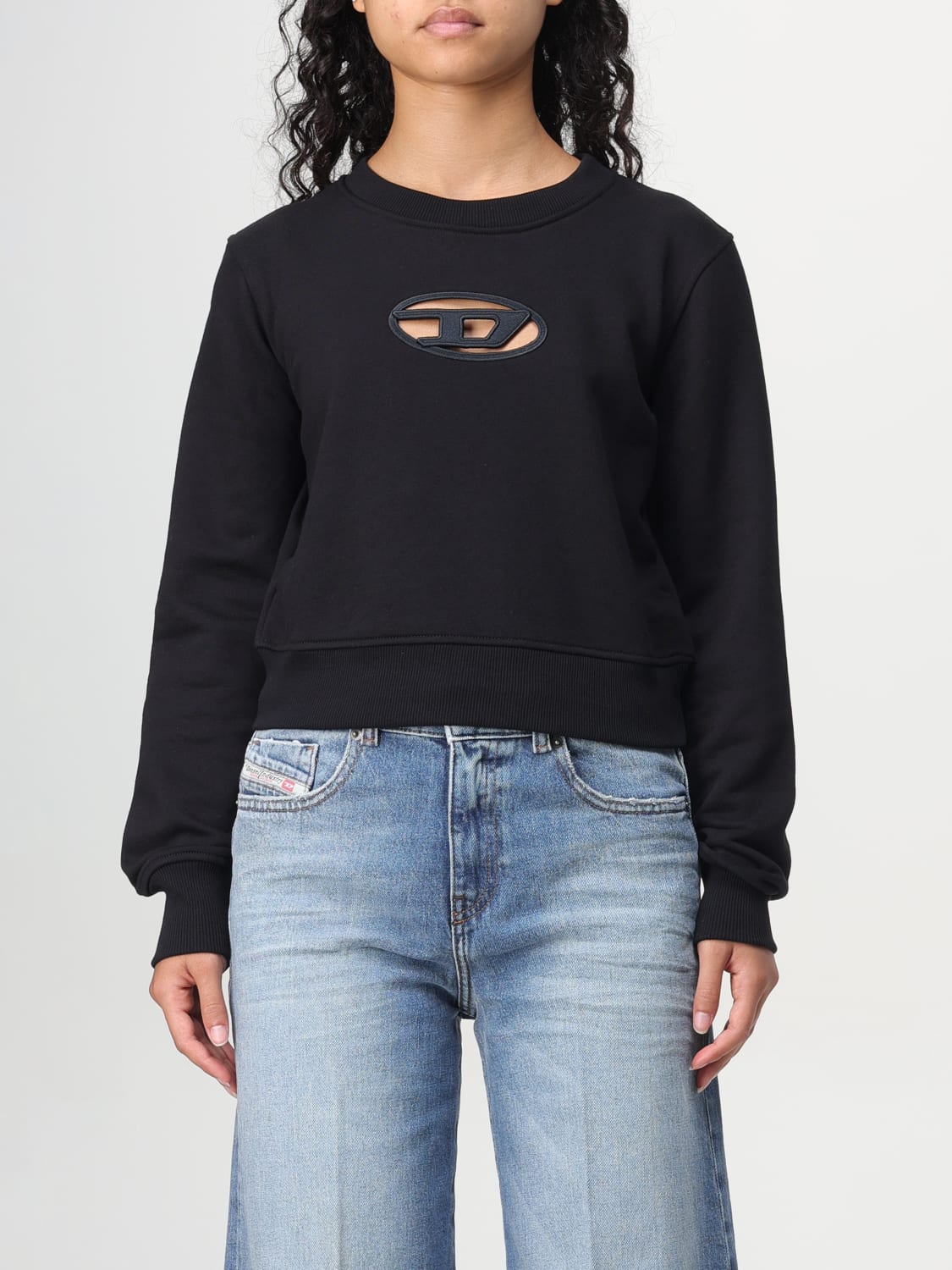 DIESEL SWEATSHIRT: Sweatshirt damen Diesel, Schwarz - Img 1