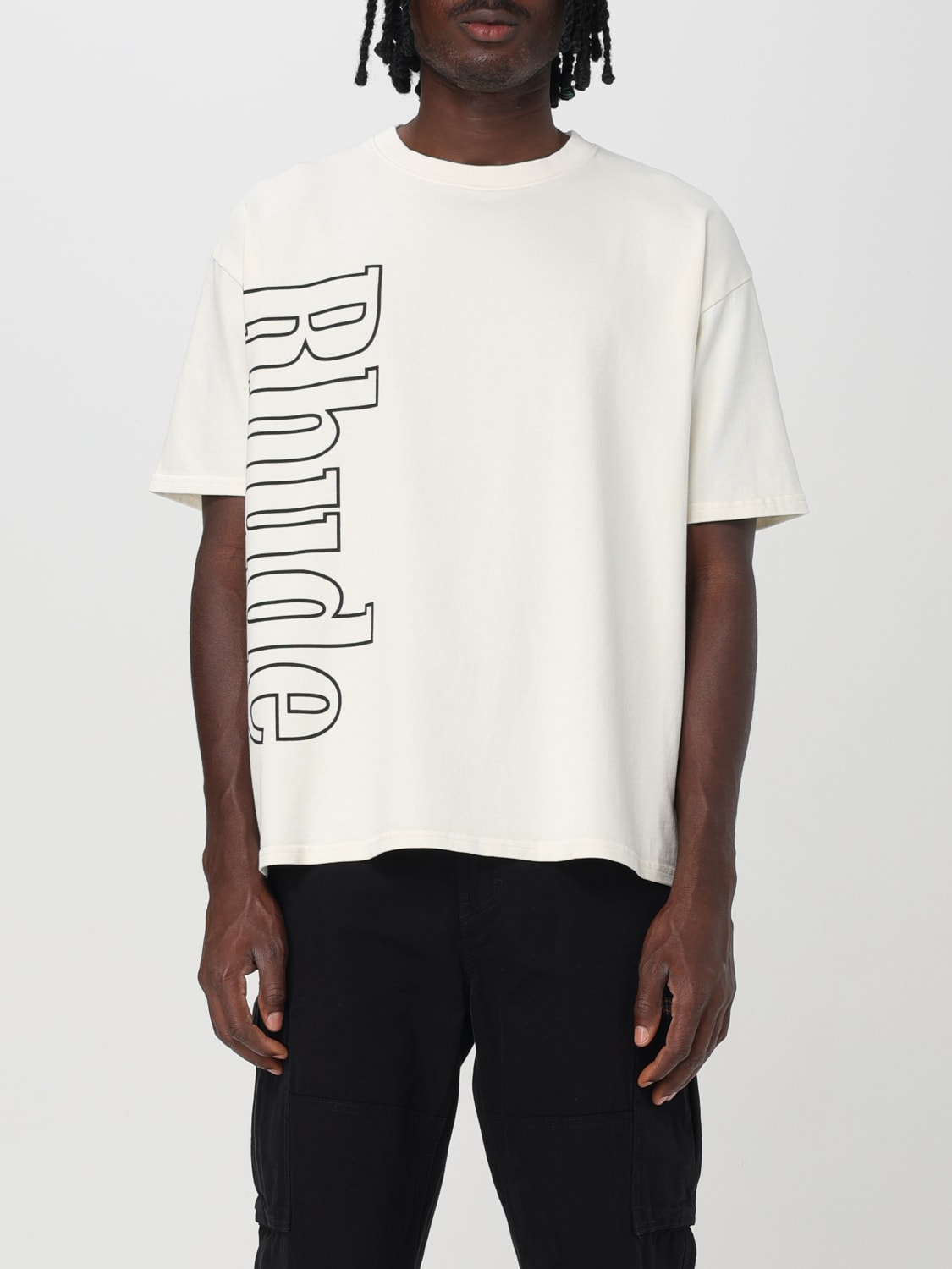 Giglio T-shirt con maxi logo Rhude