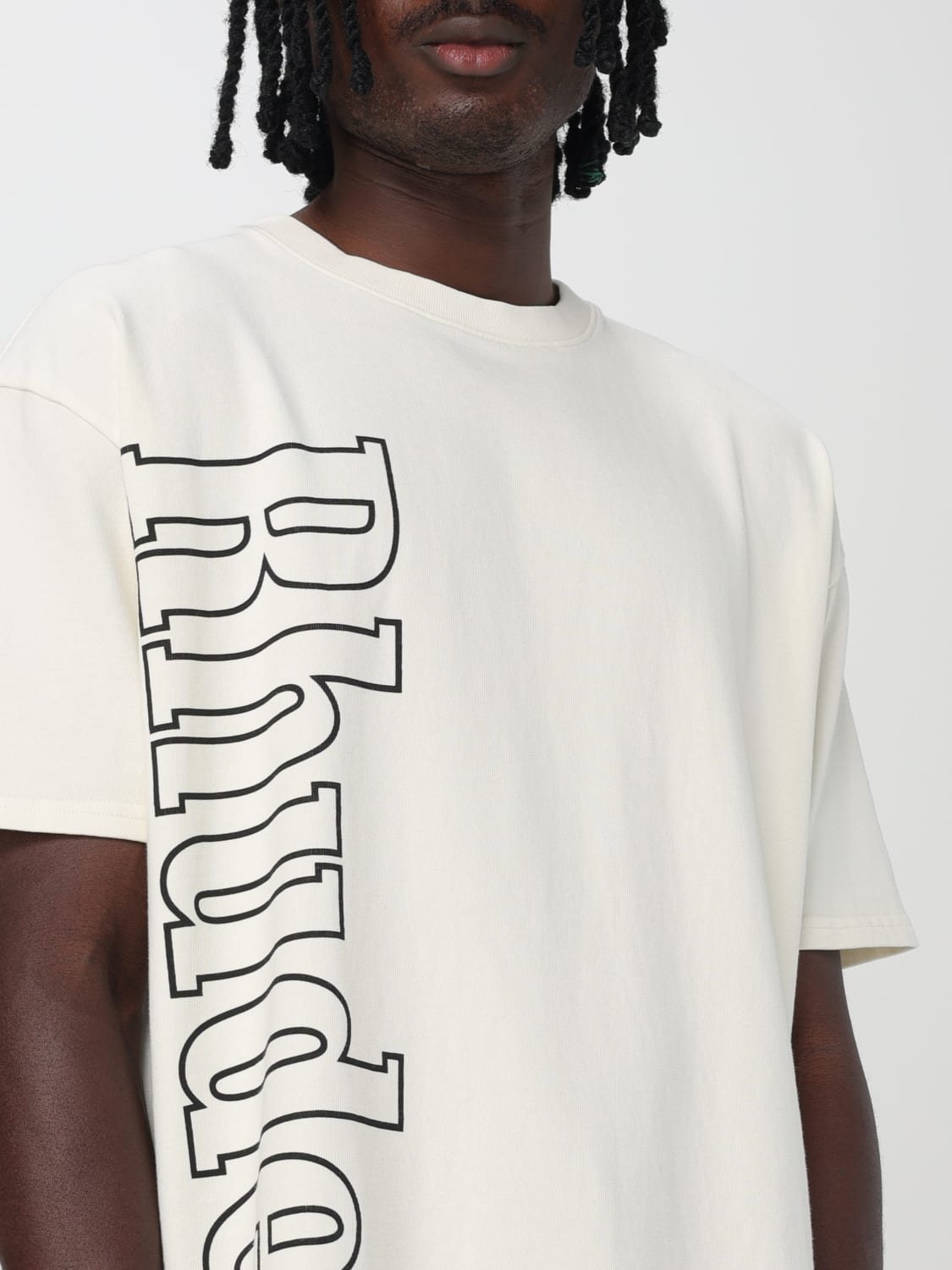 RHUDE T-SHIRT: T-shirt men Rhude, White - Img 4