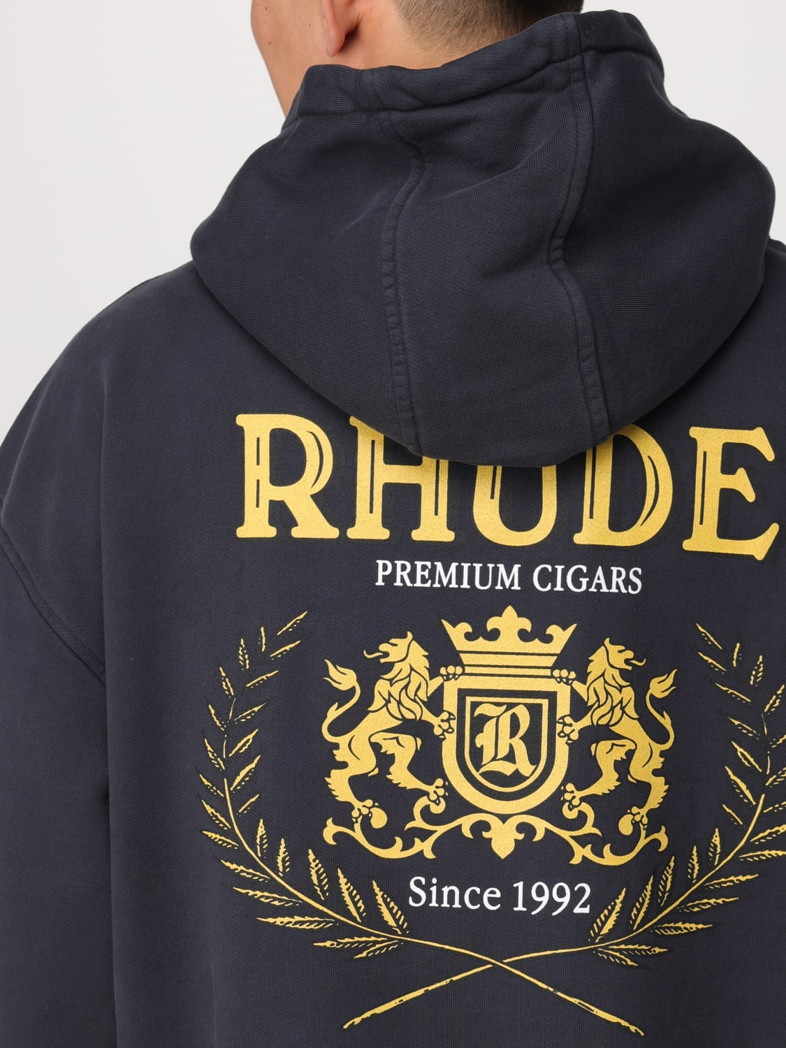 RHUDE スウェットシャツ: スウェットシャツ メンズ Rhude, ブラック - Img 5