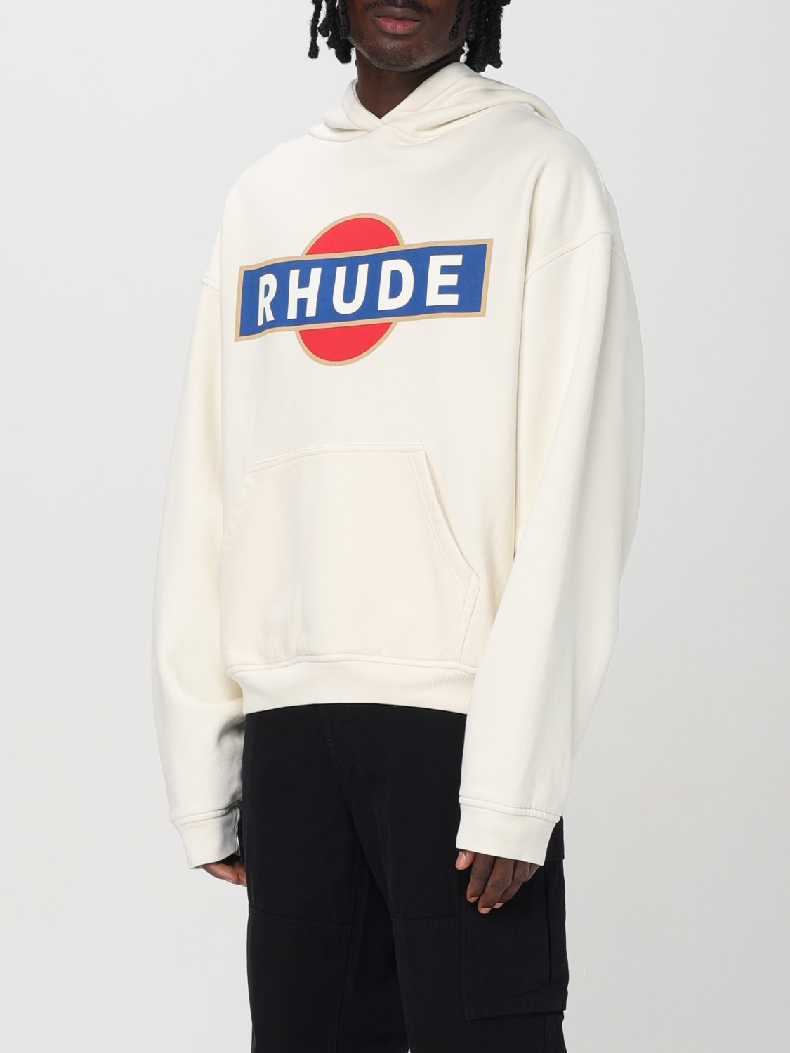 RHUDE 스웨트셔츠: 스웨트셔츠 남성 Rhude, 화이트 - Img 3