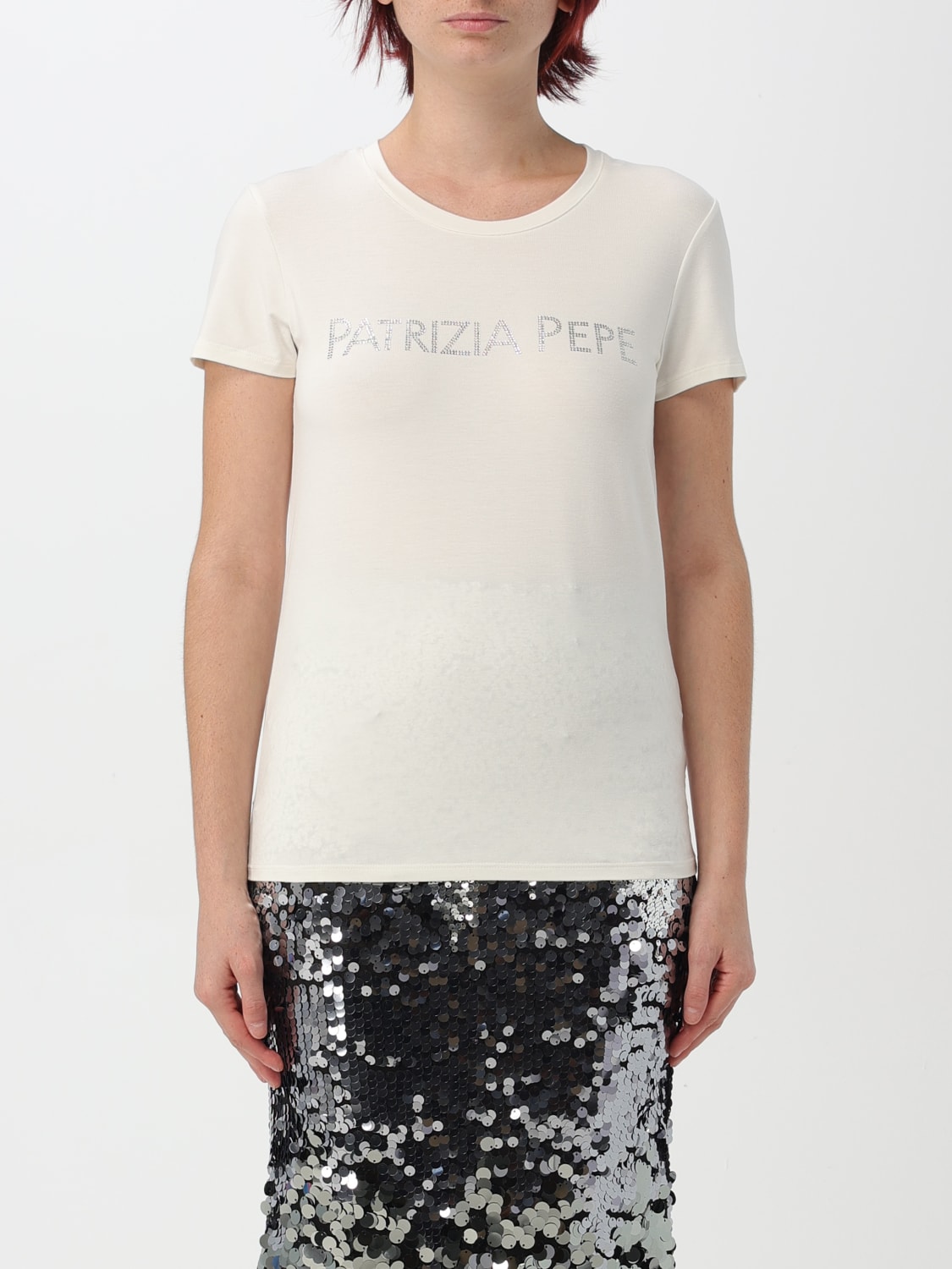 PATRIZIA PEPE T-SHIRT: T-shirt woman Patrizia Pepe, White - Img 1