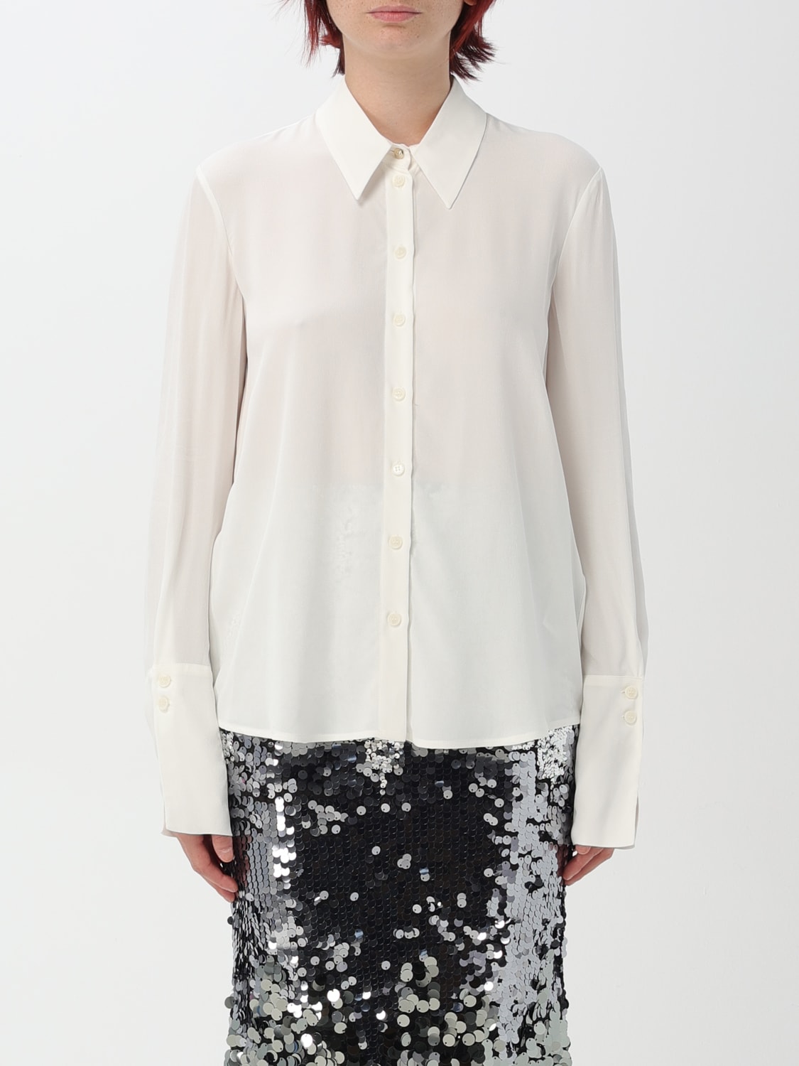 PATRIZIA PEPE SHIRT: Shirt woman Patrizia Pepe, White - Img 1