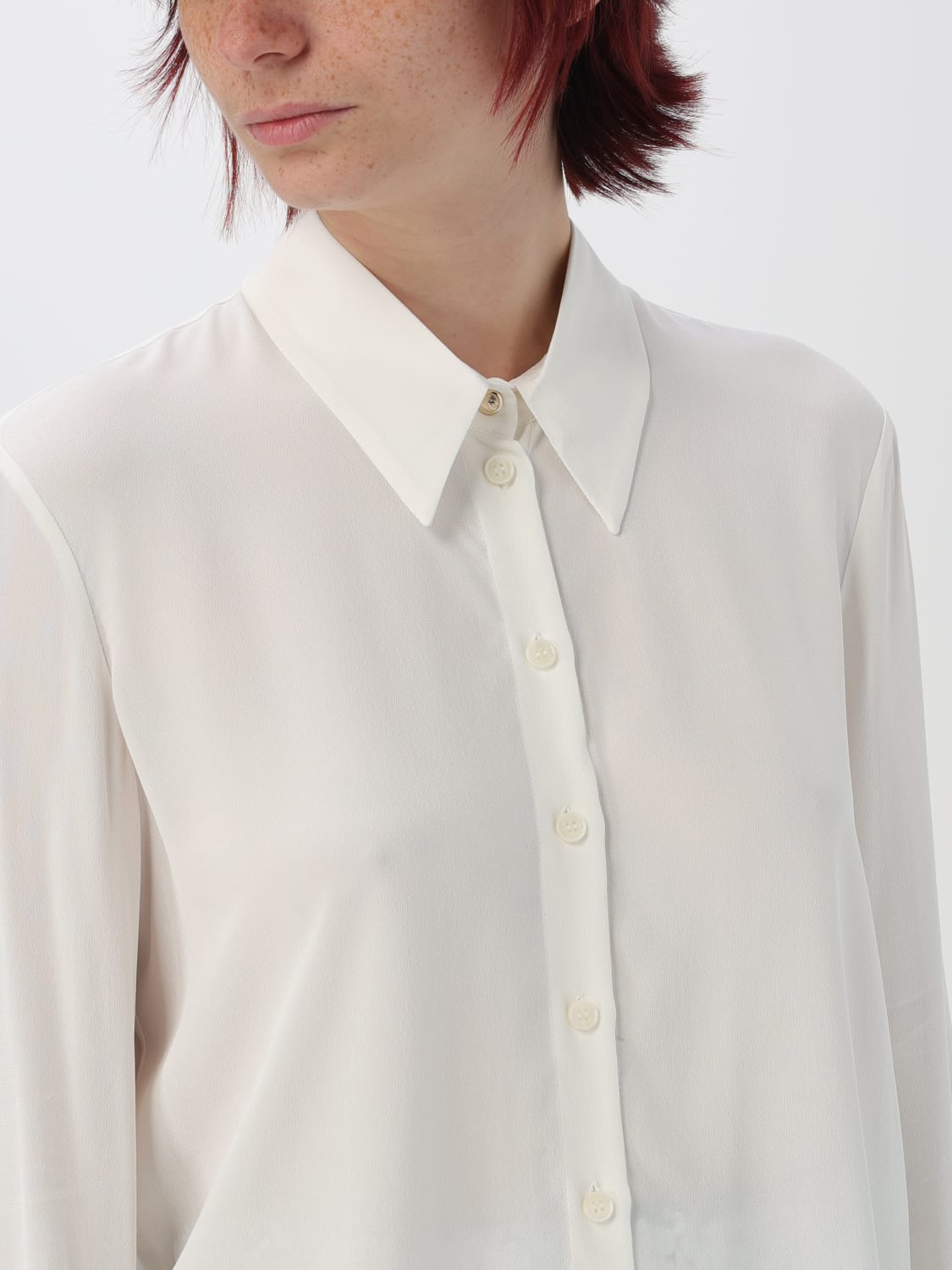 PATRIZIA PEPE SHIRT: Shirt woman Patrizia Pepe, White - Img 3