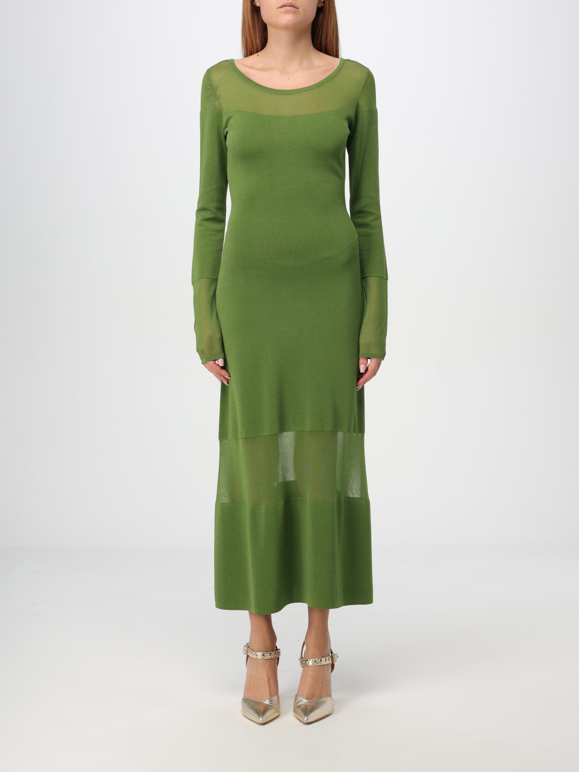 PATRIZIA PEPE DRESS: Dress woman Patrizia Pepe, Green - Img 1