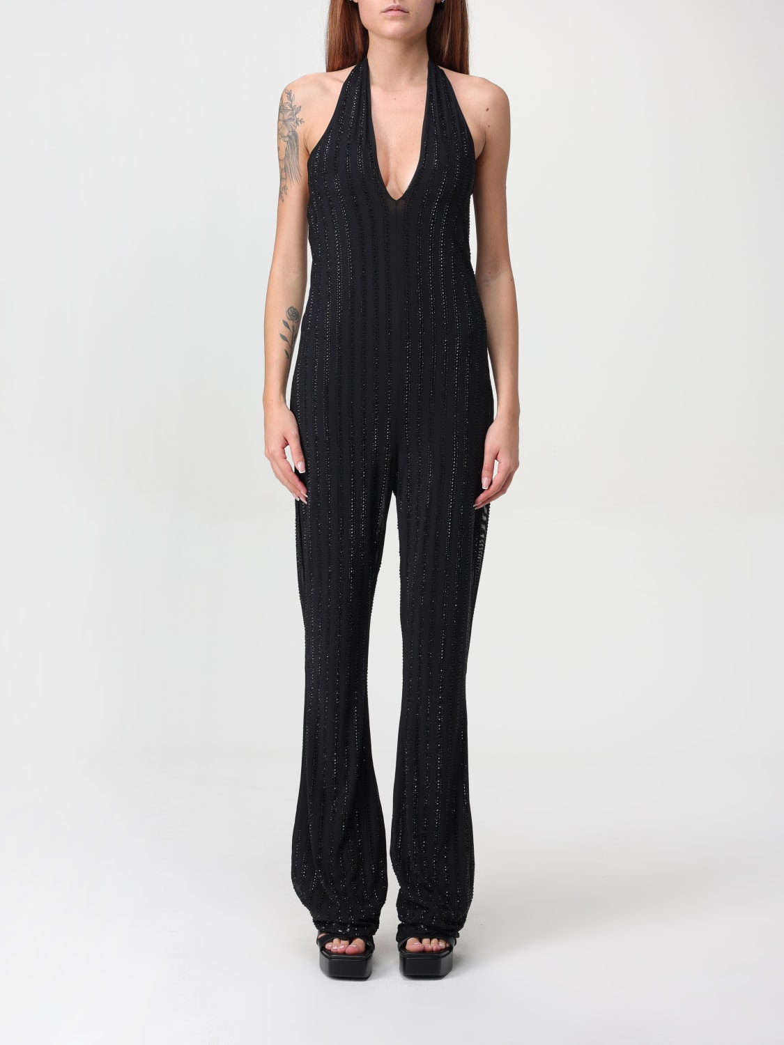 PATRIZIA PEPE JUMPSUIT: Kleider damen Patrizia Pepe, Schwarz - Img 1