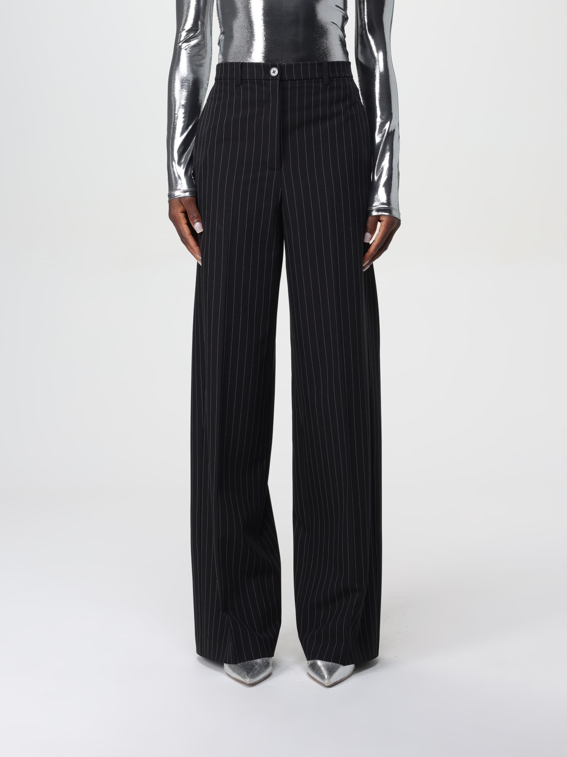 PATRIZIA PEPE PANTS: Pants woman Patrizia Pepe, Black - Img 1