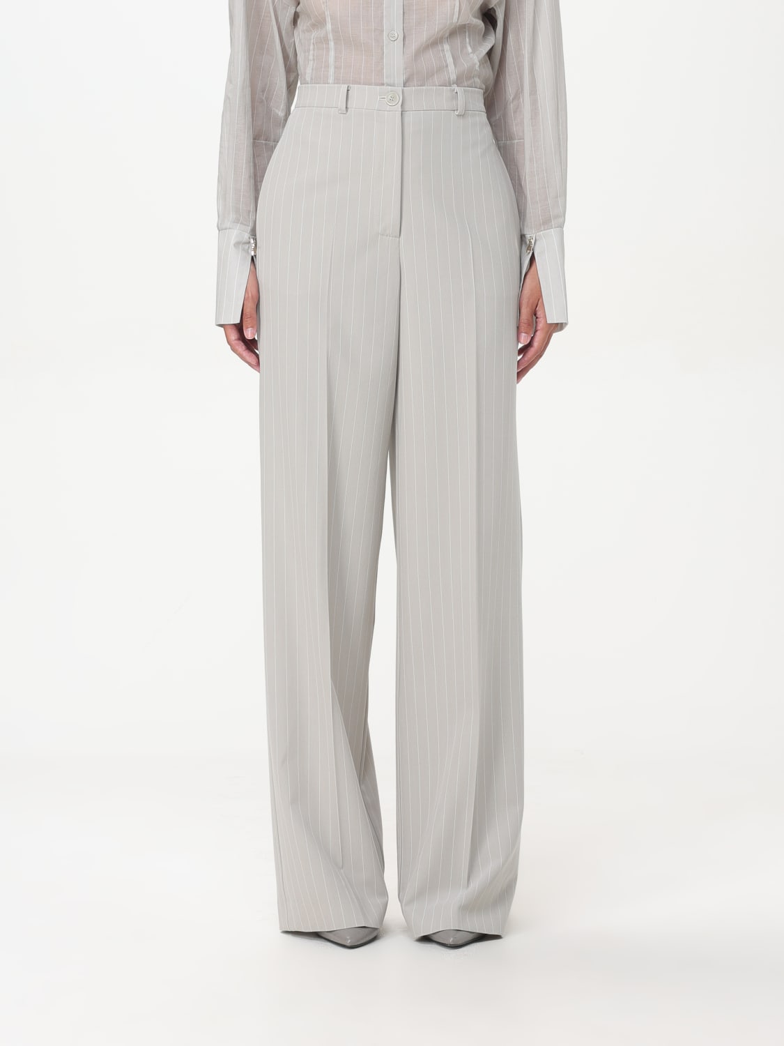 PATRIZIA PEPE PANTS: Pants woman Patrizia Pepe, Grey - Img 1