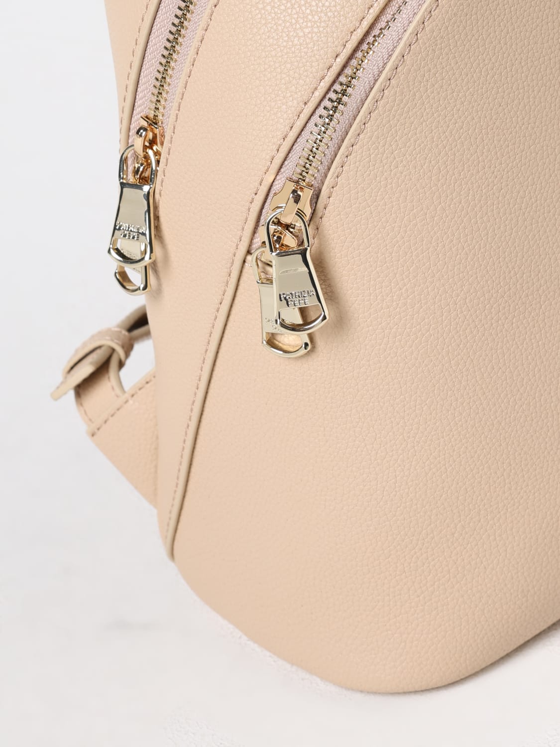 PATRIZIA PEPE BACKPACK: Shoulder bag woman Patrizia Pepe, Beige - Img 3