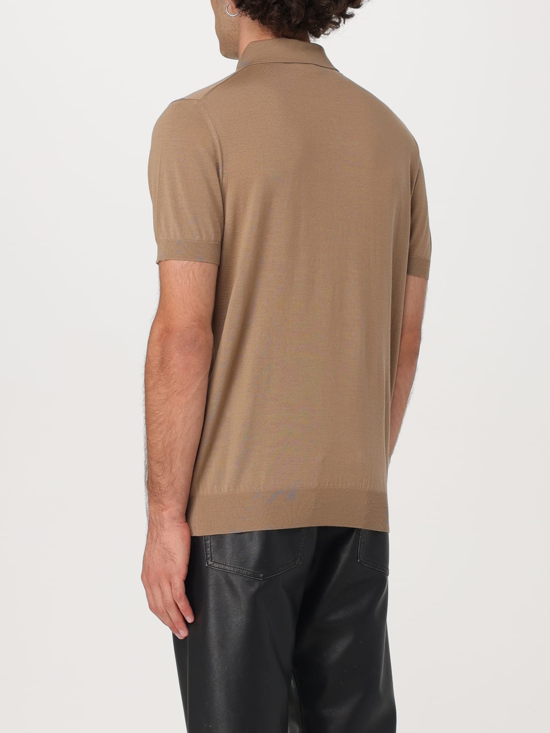 FENDI POLO SHIRT: Sweater men Fendi, Beige - Img 3