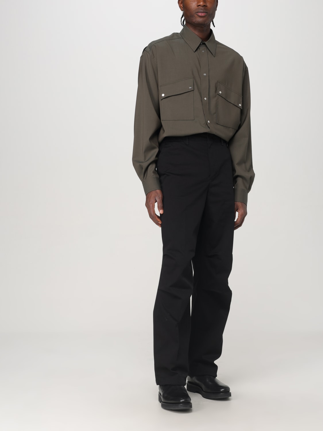 FENDI PANTS: Pants men Fendi, Black - Img 2