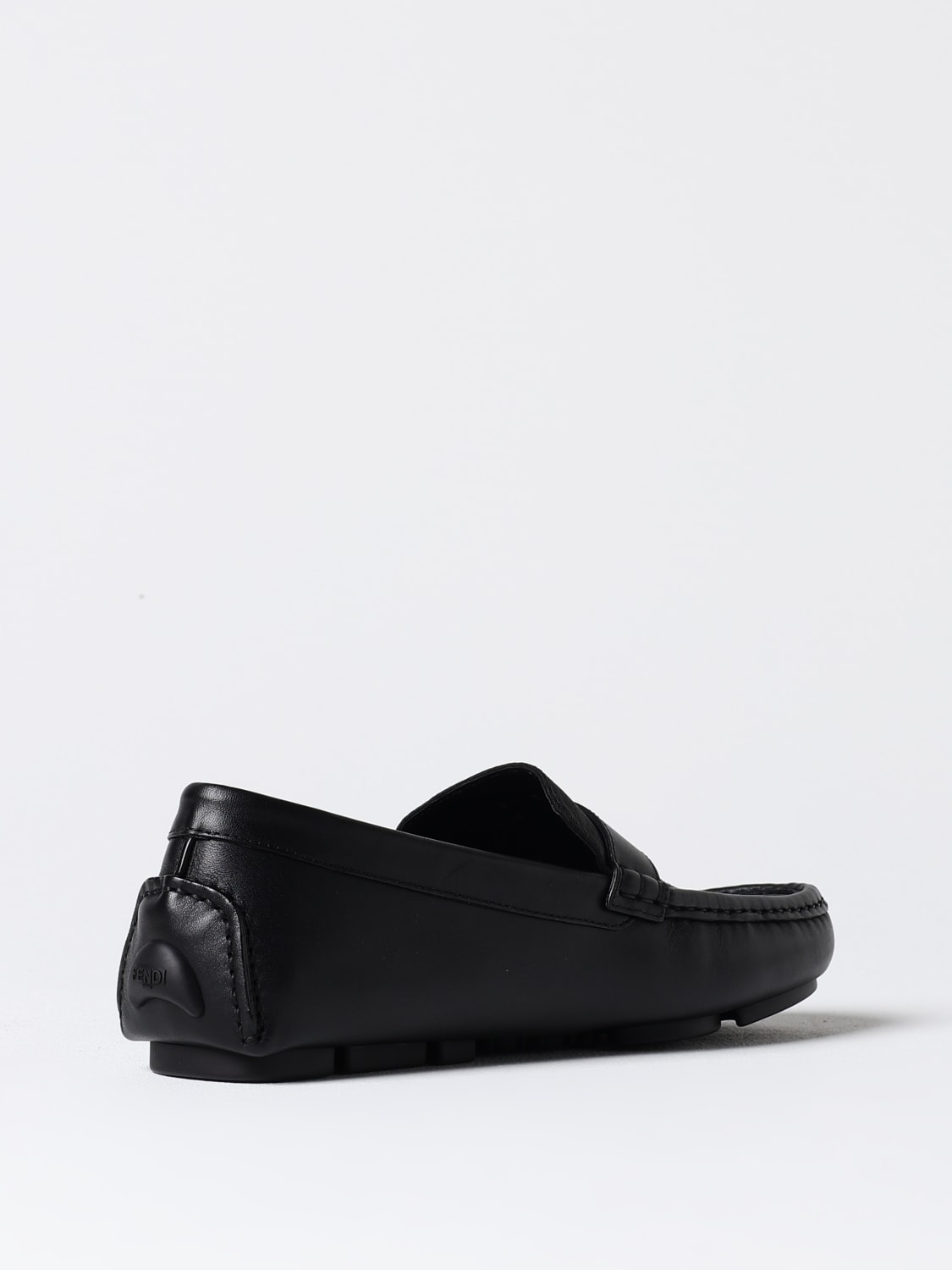 FENDI LOAFERS: Shoes men Fendi, Tobacco - Img 3