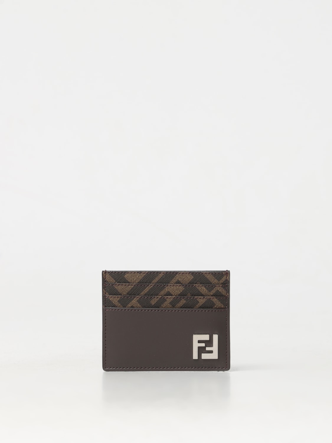 FENDI WALLET: Wallet men Fendi, Brown - Img 1