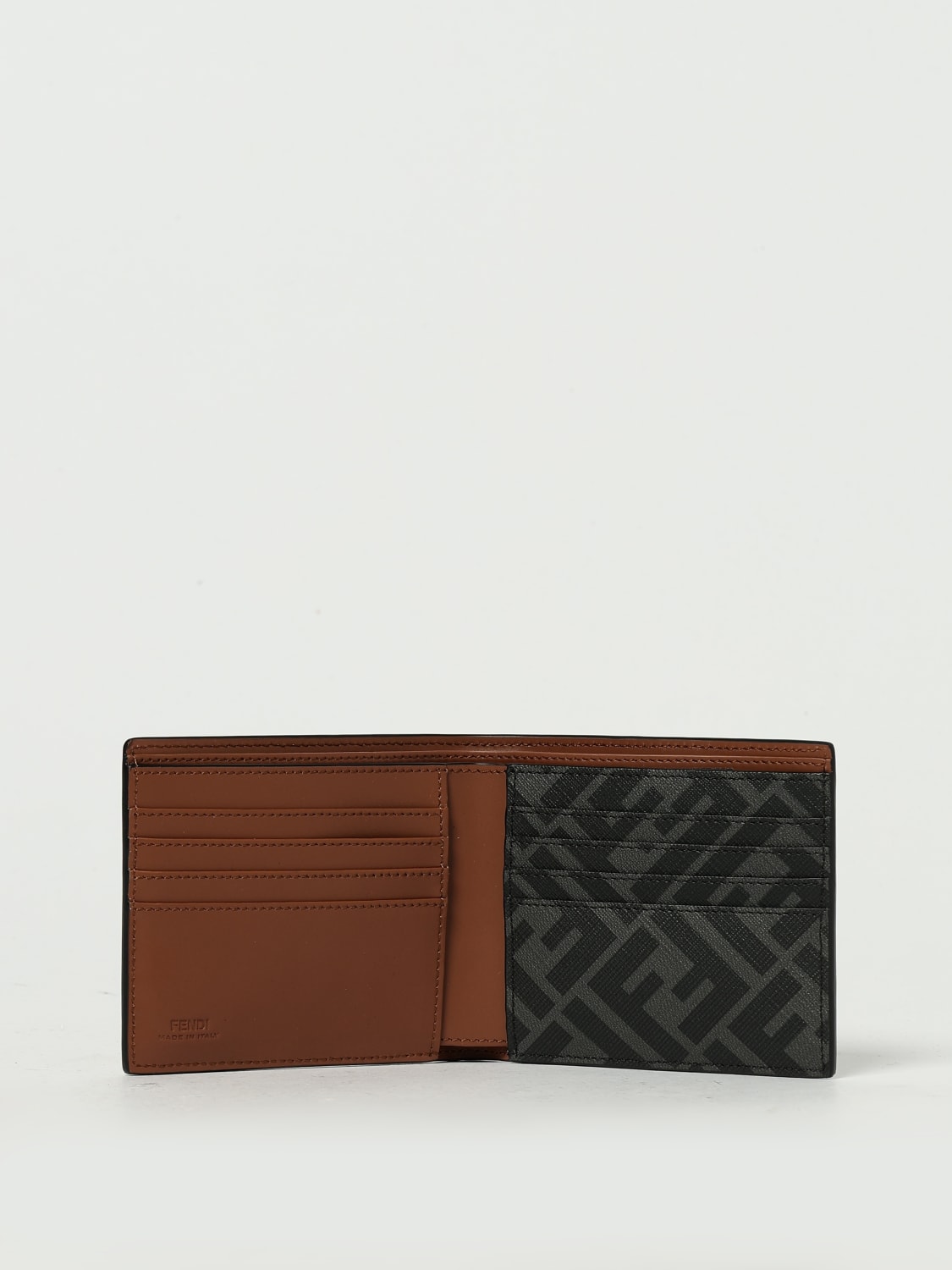 FENDI WALLET: Wallet men Fendi, Dark - Img 2