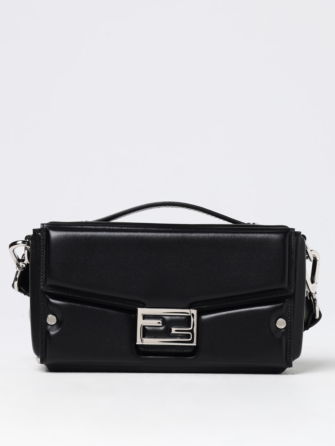 Giglio Borsa Baguette Soft Trunk Fendi in nappa