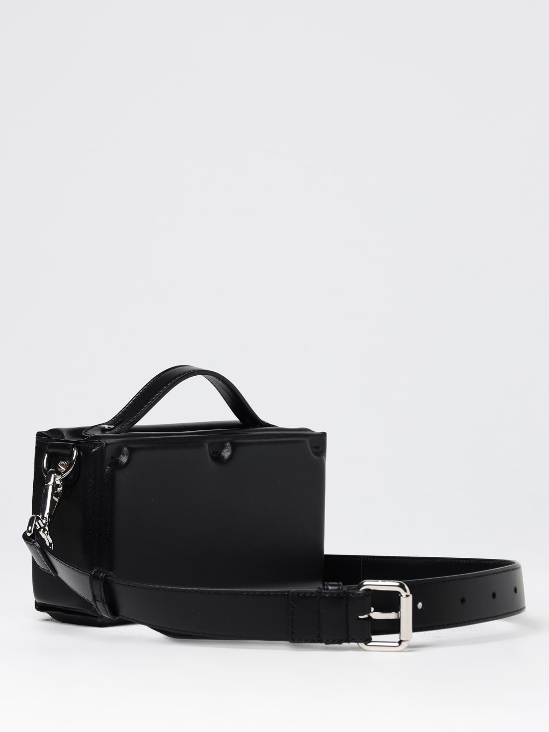 FENDI BORSA: Borsa Baguette Soft Trunk Fendi in nappa , Nero - Img 3