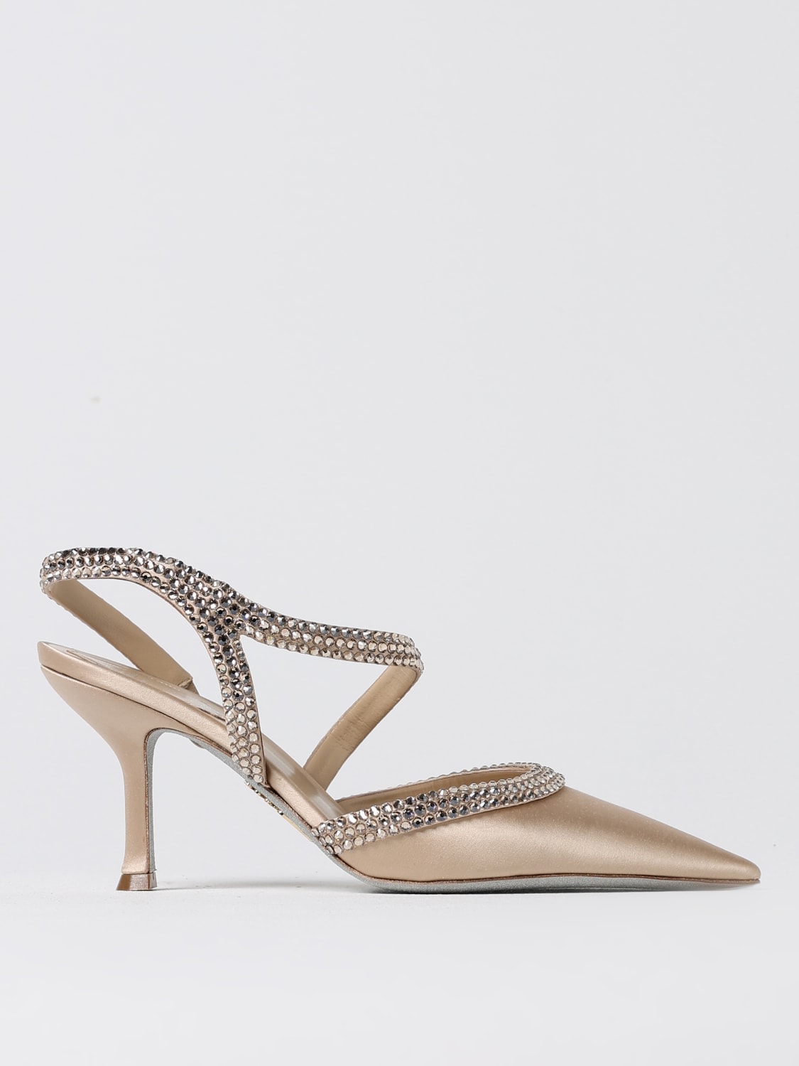 Giglio Slingback Lidia Rene Caovilla in raso con strass