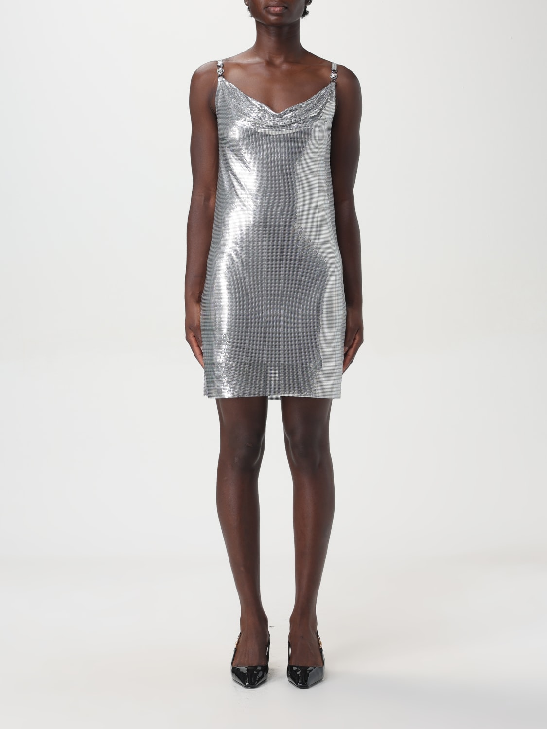 VERSACE DRESS: Dress woman Versace, Silver - Img 1