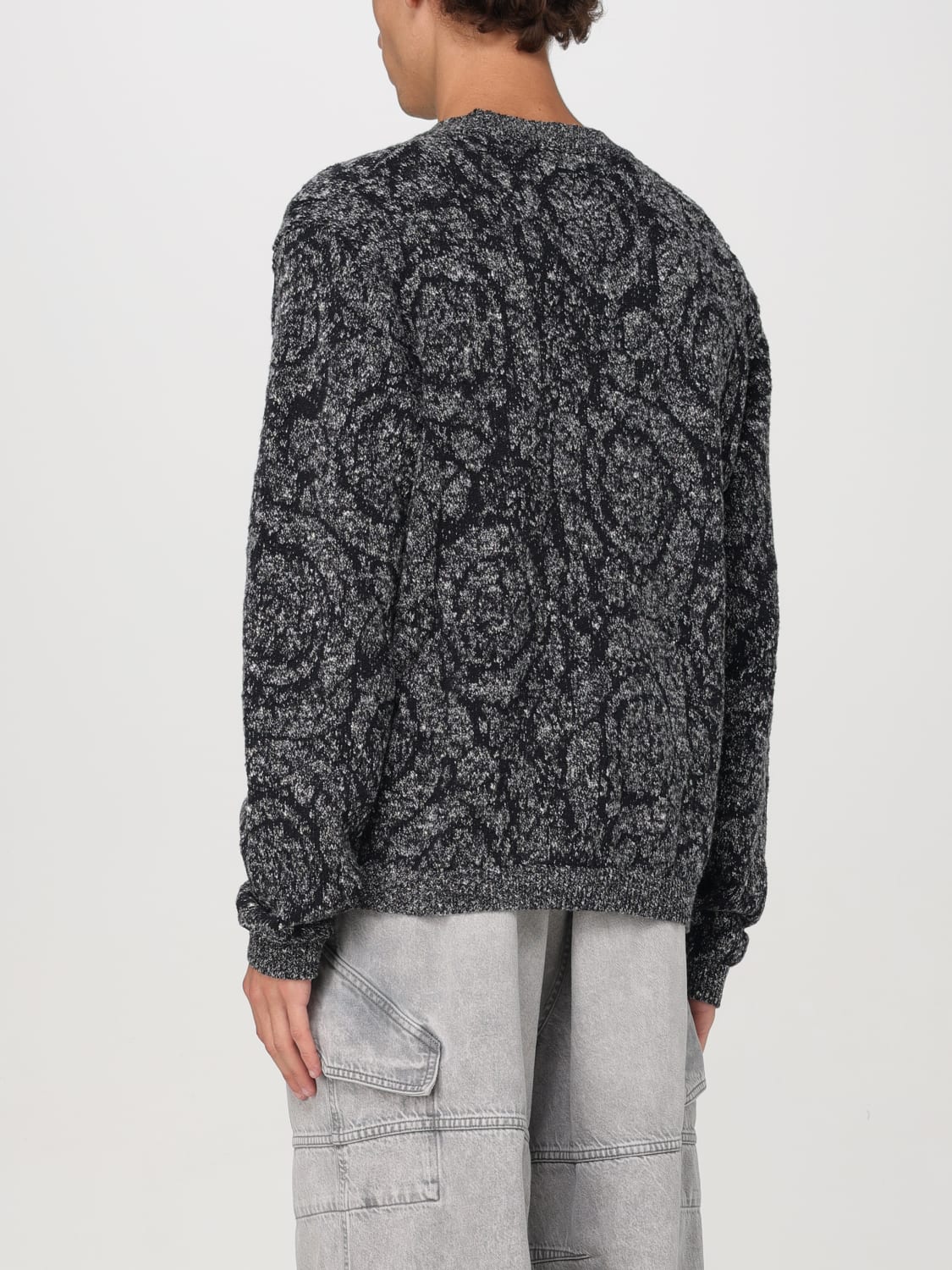 VERSACE PULLOVER: Pullover herren Versace, Schwarz - Img 3