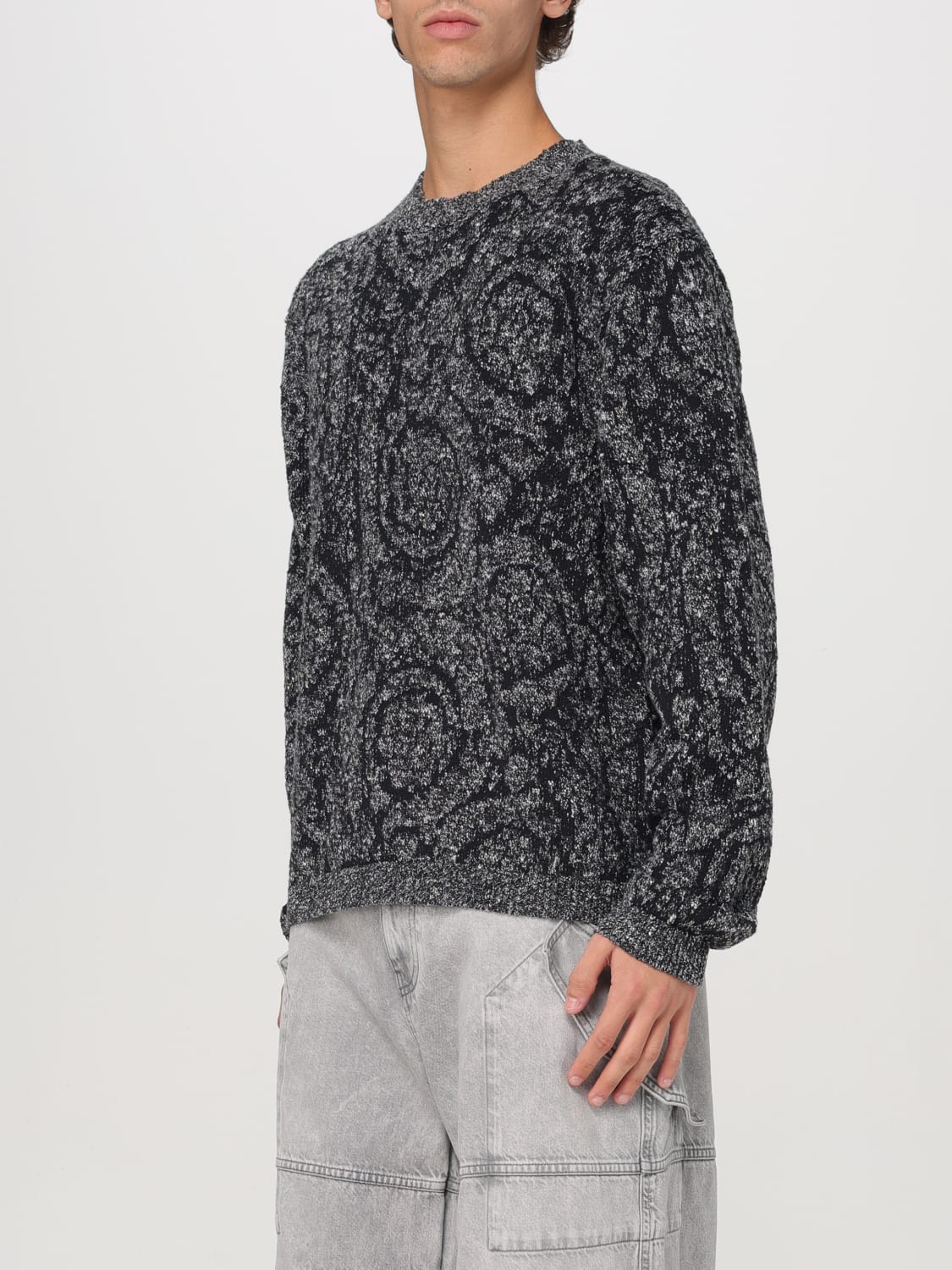 VERSACE PULLOVER: Pullover herren Versace, Schwarz - Img 4