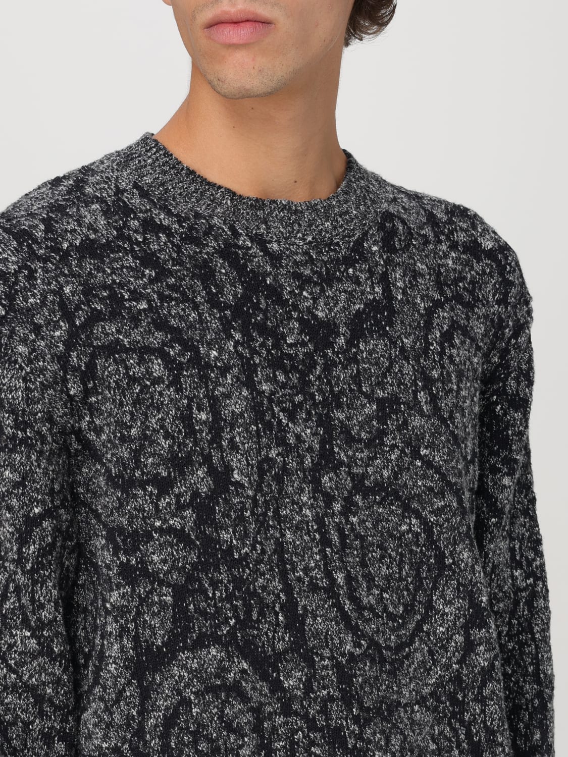 VERSACE PULLOVER: Pullover herren Versace, Schwarz - Img 5