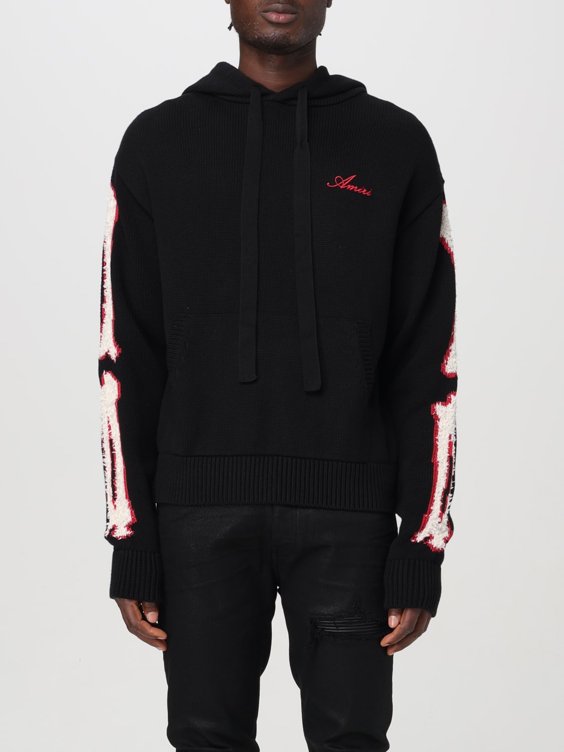 AMIRI SUDADERA: Sudadera hombre Amiri, Negro - Img 1