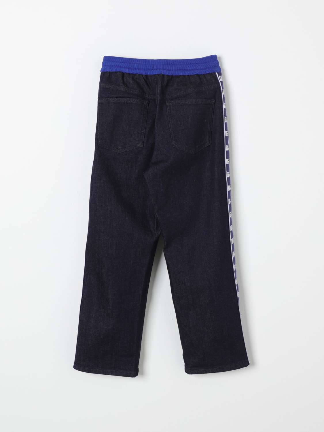 DOLCE & GABBANA PANTS: Pants kids Dolce & Gabbana, Blue - Img 2