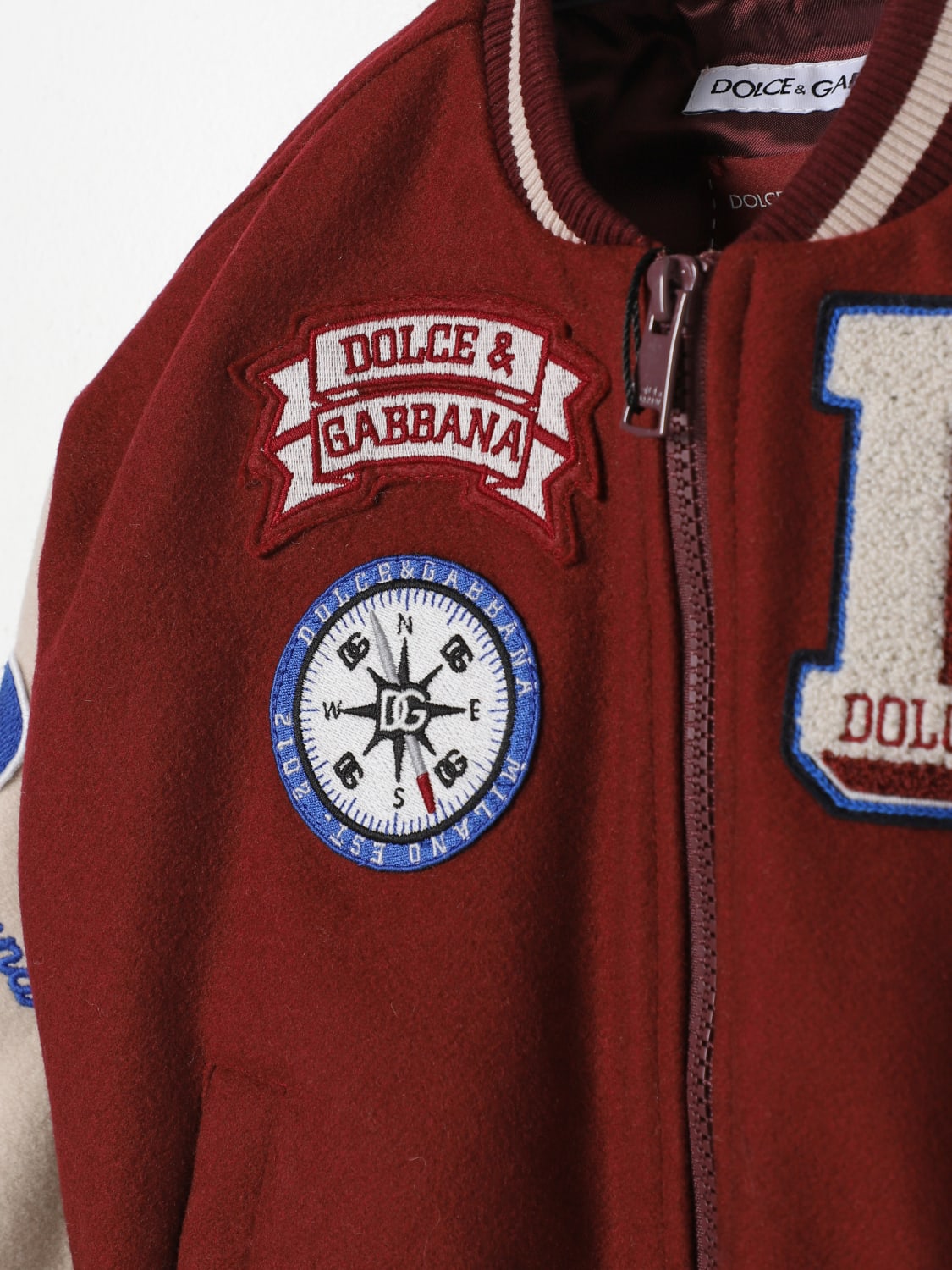 DOLCE & GABBANA JACKE: Jacke kinder Dolce & Gabbana, Burgunderrot - Img 3