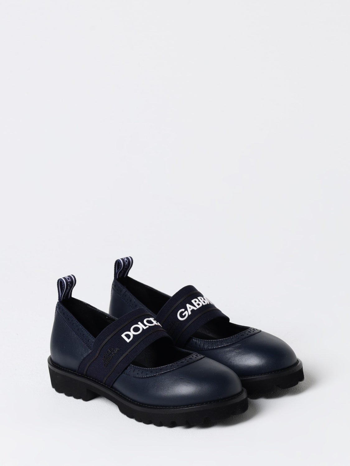 DOLCE & GABBANA SHOES: Shoes kids Dolce & Gabbana, Blue - Img 2