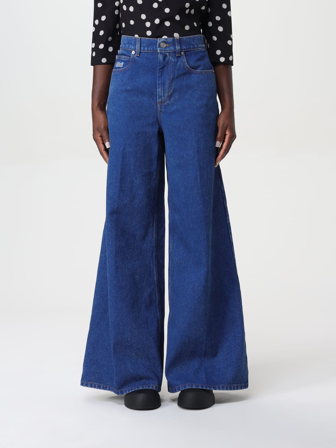 MARNI JEANS: Jeans woman Marni, Gnawed Blue - Img 1