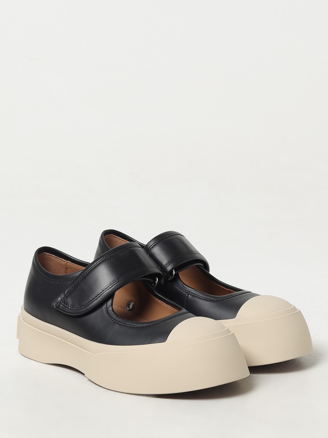 MARNI MOCASSINS: Baskets femme Marni, Noir - Img 2