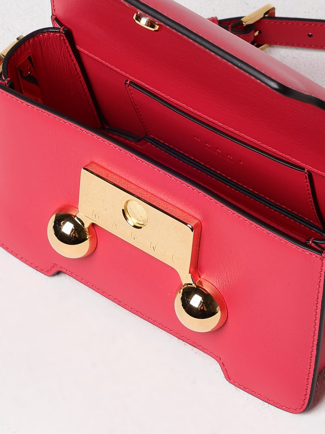 MARNI MINI SAC: Sac porté épaule femme Marni, Rouge - Img 5