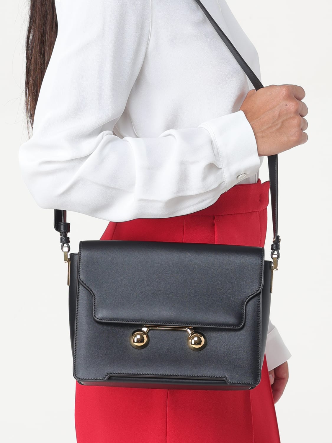 MARNI MINI BAG: Shoulder bag woman Marni, Black - Img 2