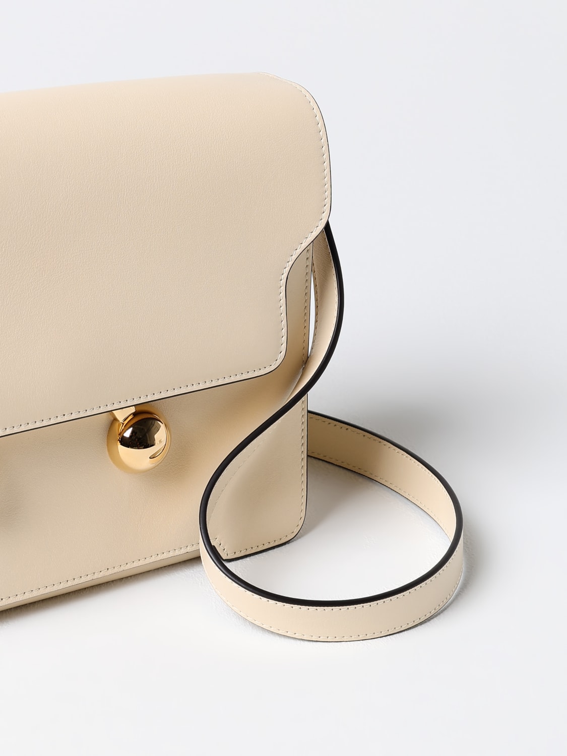 MARNI MINI BAG: Shoulder bag woman Marni, Ivory - Img 4