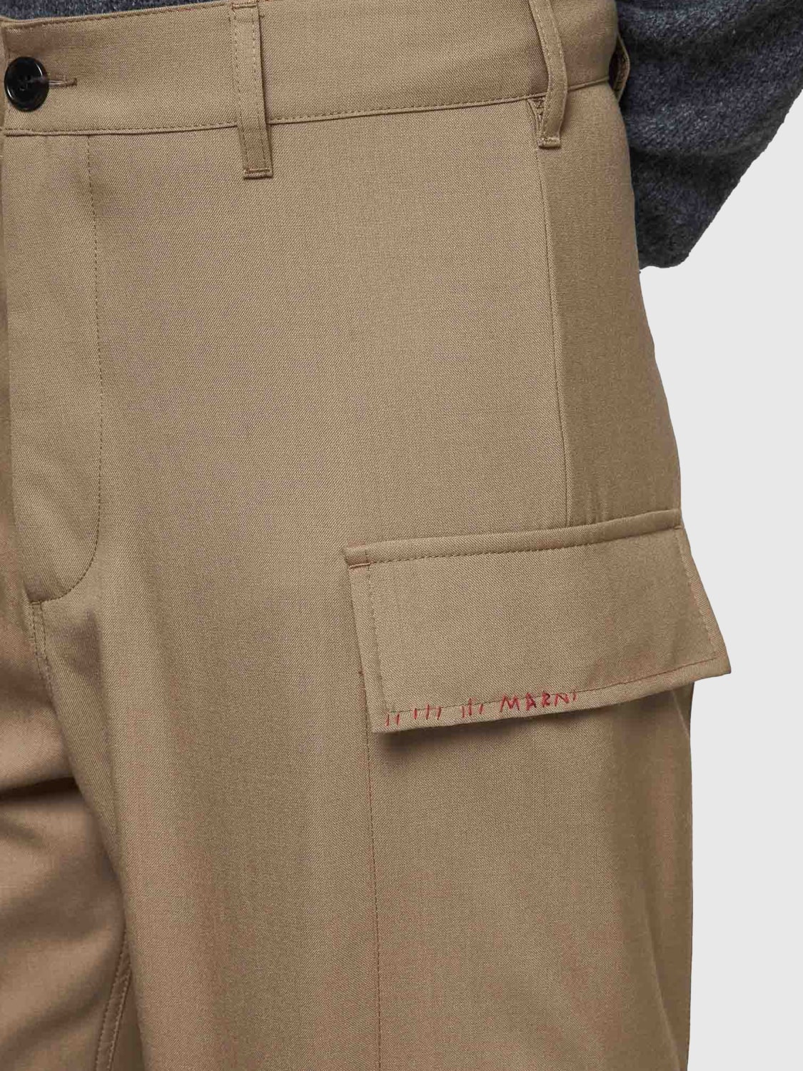 MARNI PANTS: Pants men Marni, Beige - Img 3