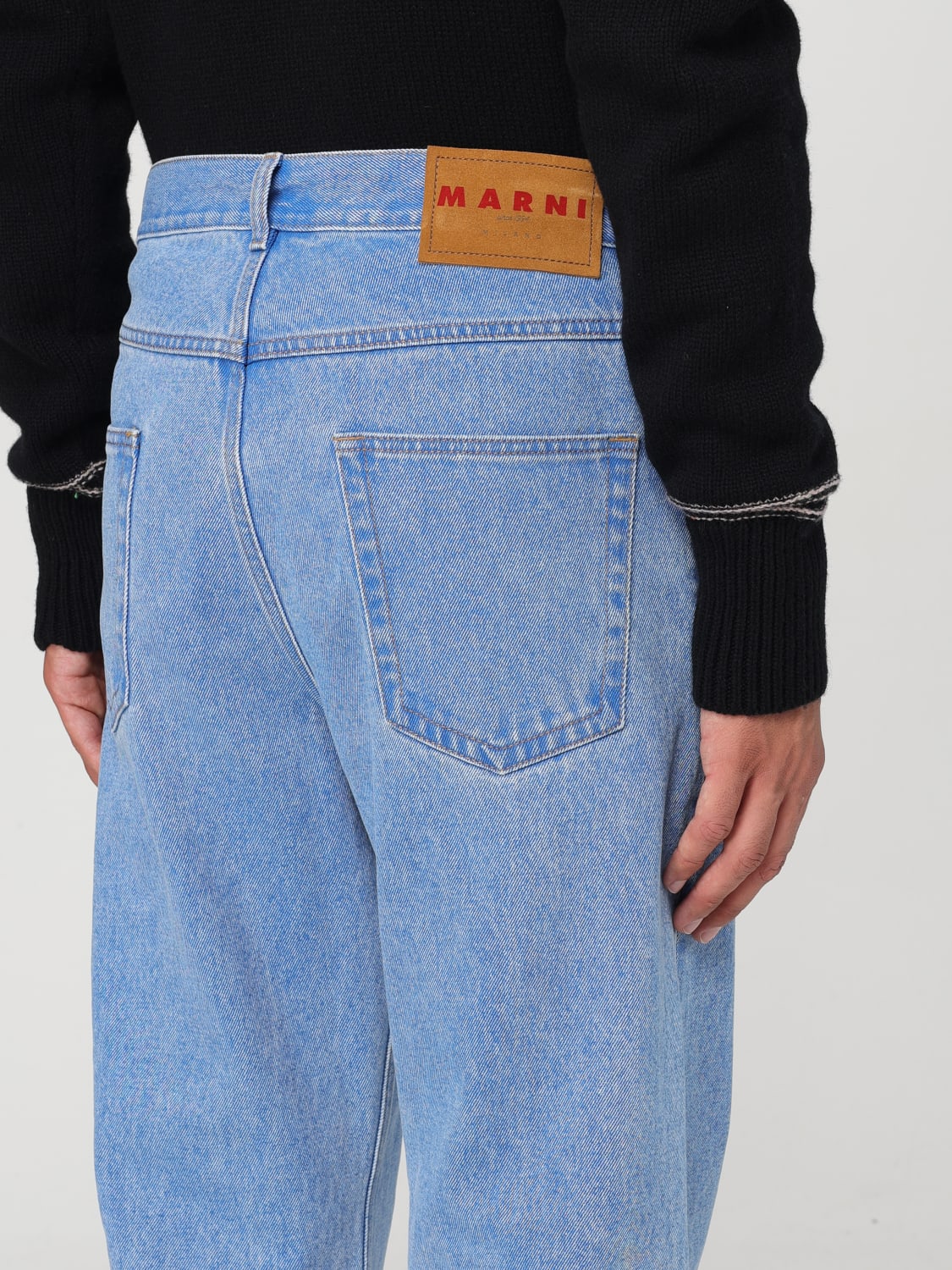 MARNI】22ss Abstract ショップ pattern denim