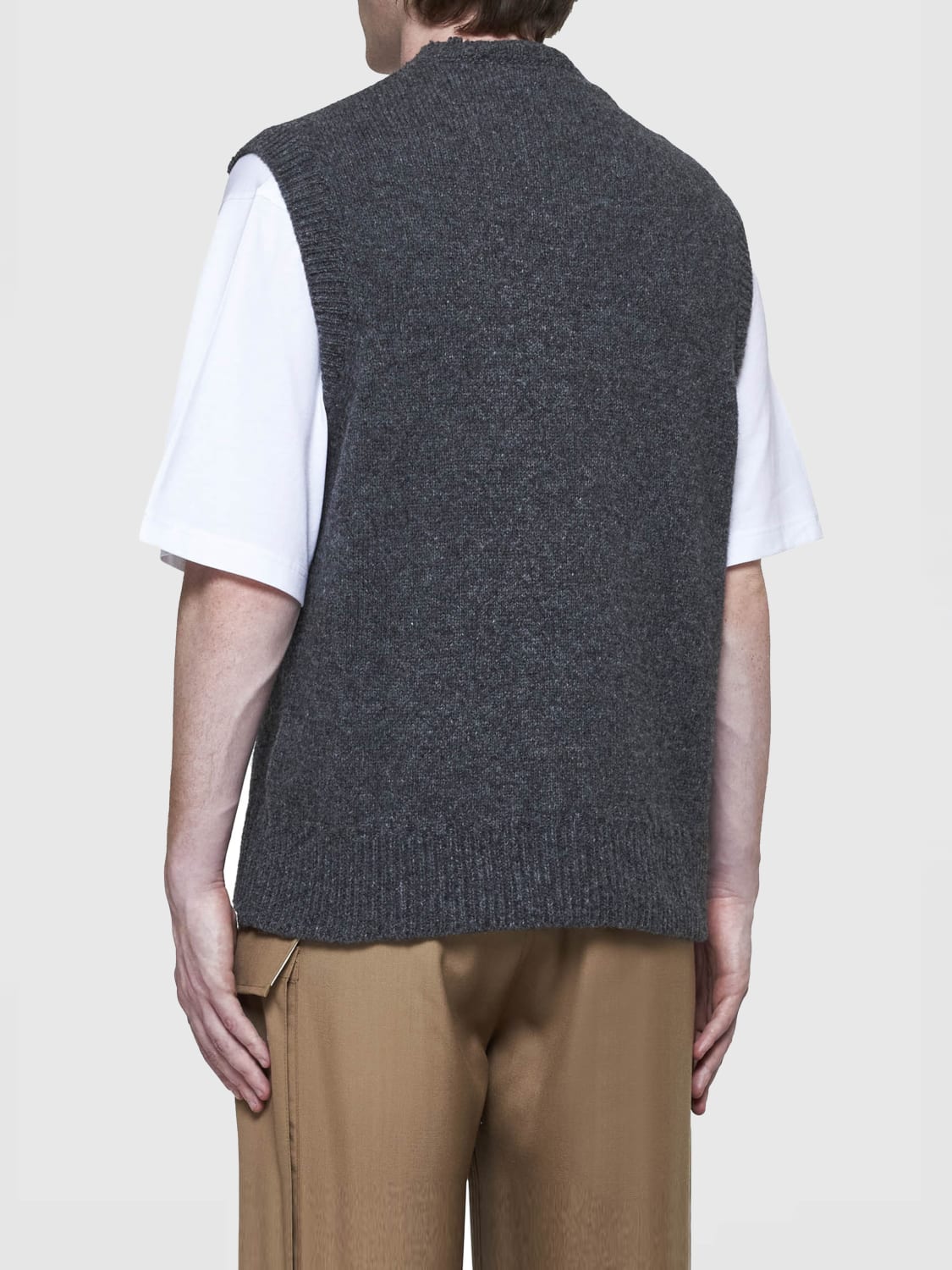 MARNI SUIT VEST: Sweater men Marni, Grey - Img 2