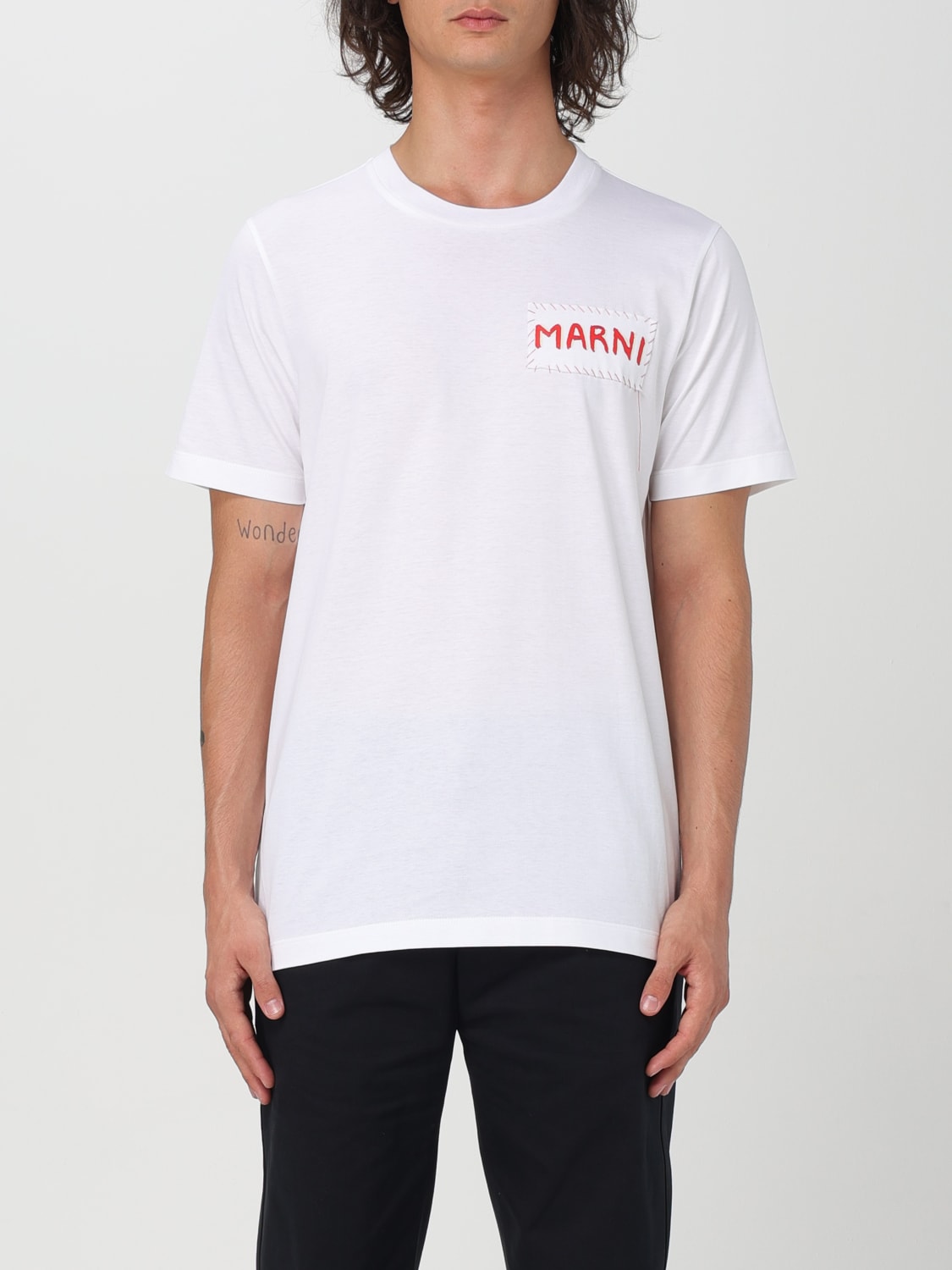 MARNI T-SHIRT: T-shirt herren Marni, Weiß - Img 1