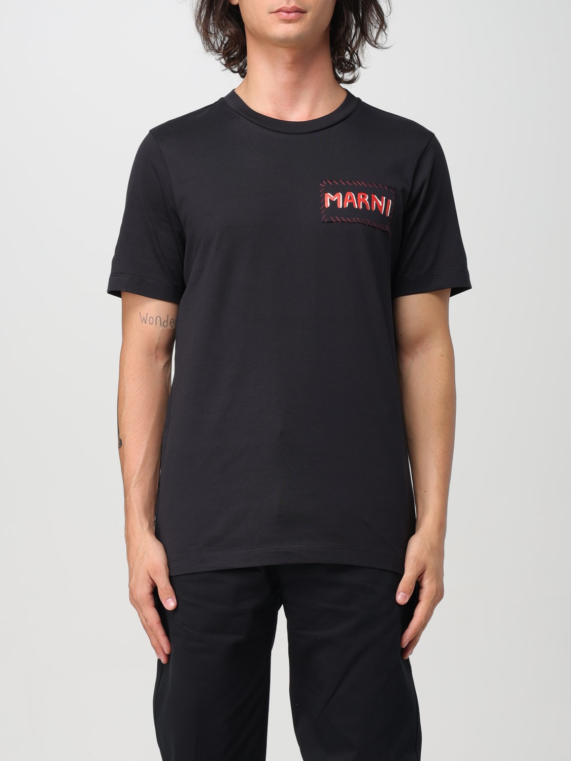 MARNI T-SHIRT: T-shirt men Marni, Black - Img 1